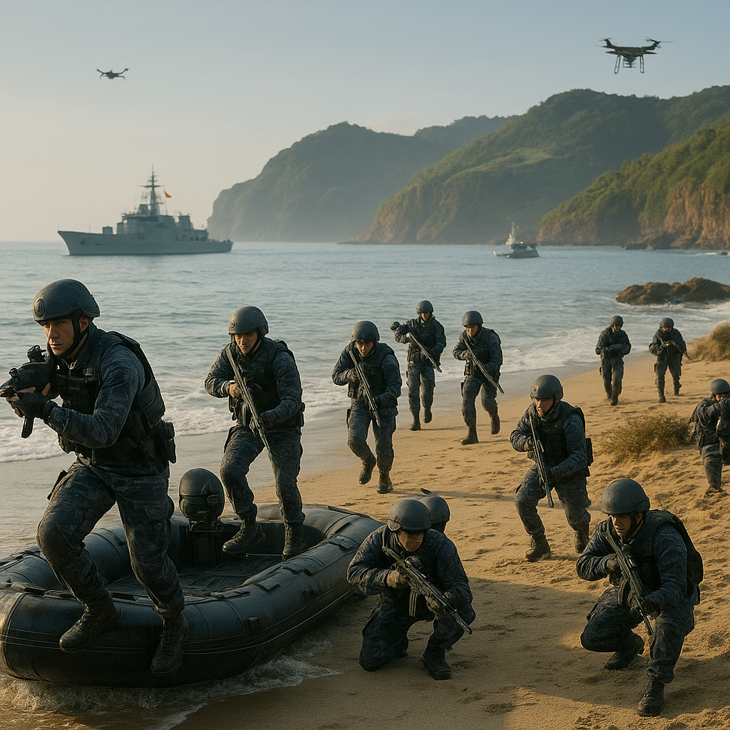 Analisis Manuver Amphibious TNI AL dalam Latihan 'Marine Assault Drill' di Pantai Ciletuh