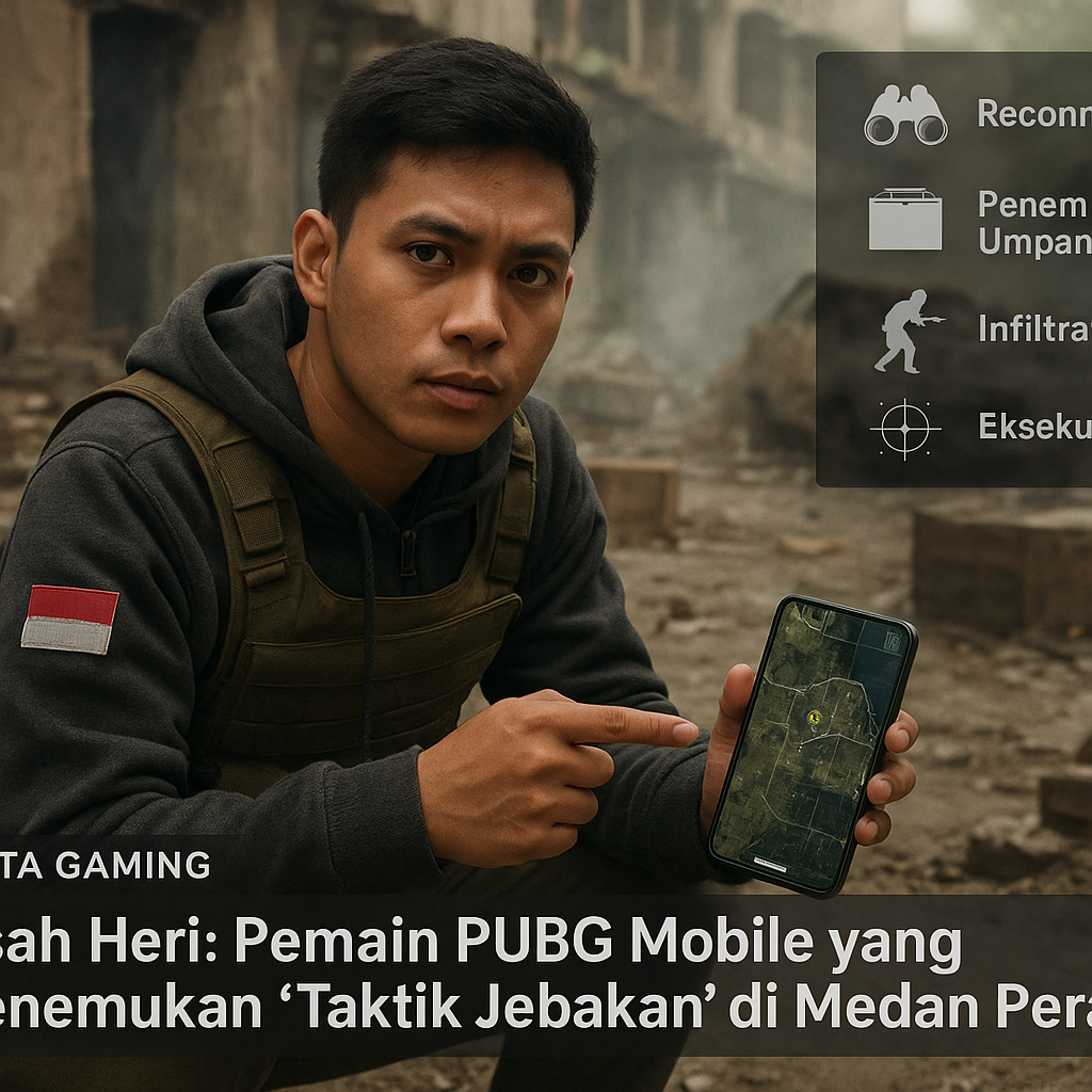 Kisah Heri: Pemain PUBG Mobile yang Menemukan 'Taktik Jebakan' di Medan Perang