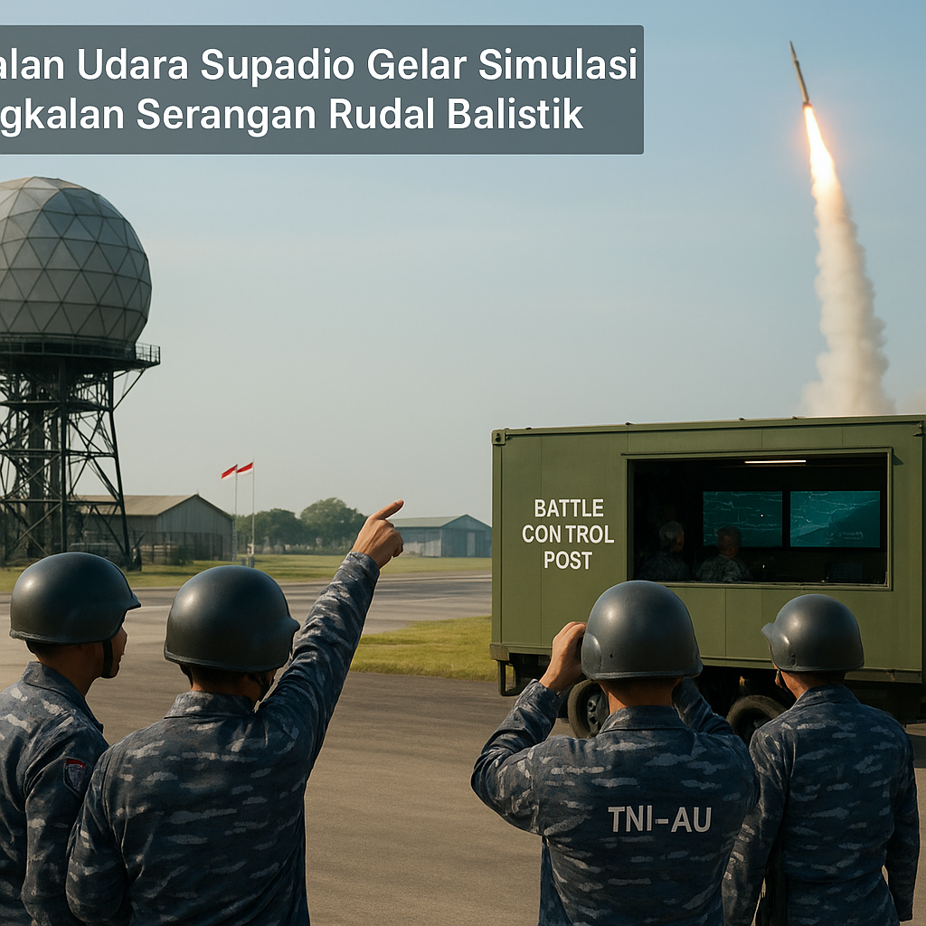 Pangkalan Udara Supadio Gelar Simulasi Penangkalan Serangan Rudal Balistik - Detik.com
