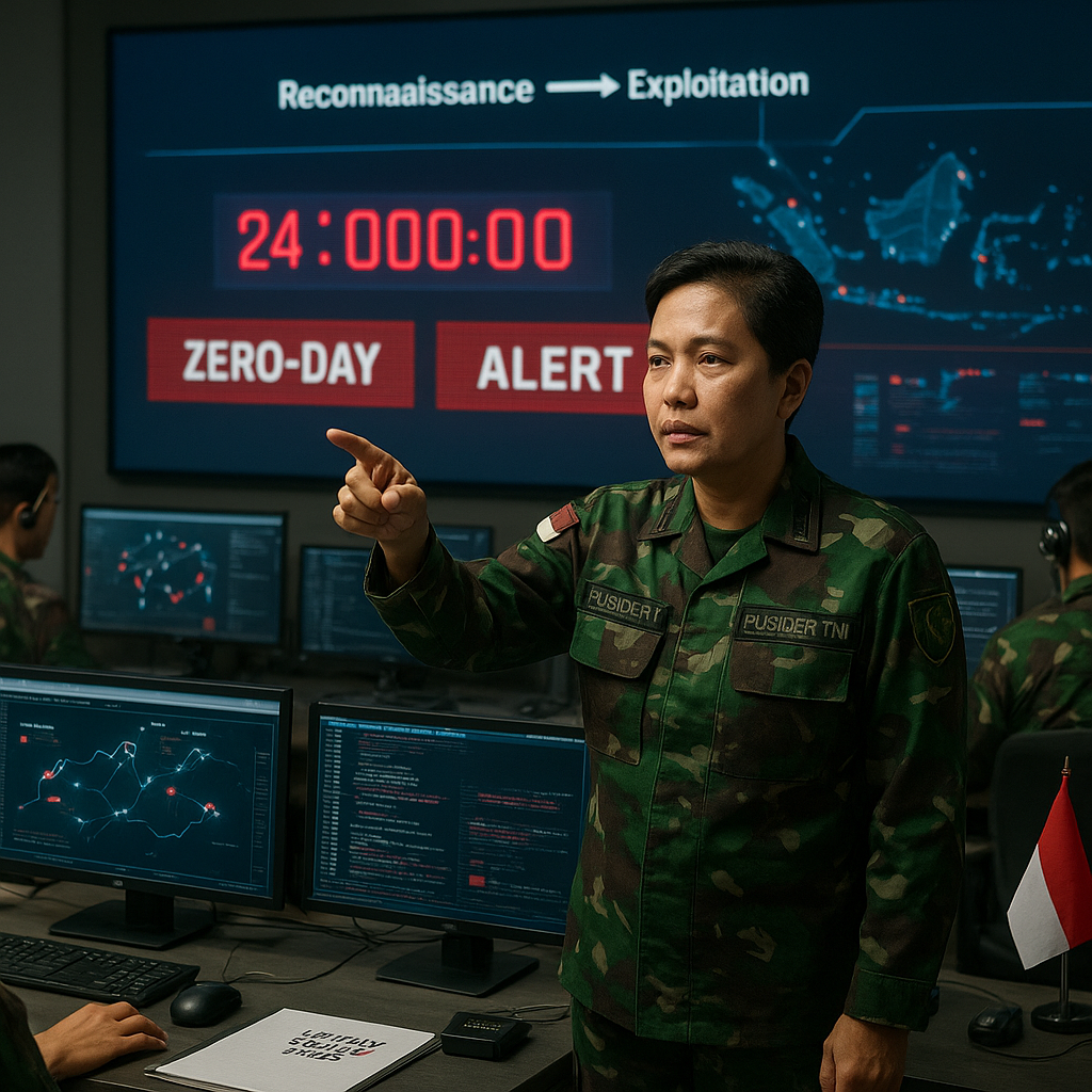 Simulasi Pertahanan Cyber TNI: Tanggap Serangan 'Zero-Day' pada Jaringan Komando - Tribunnews