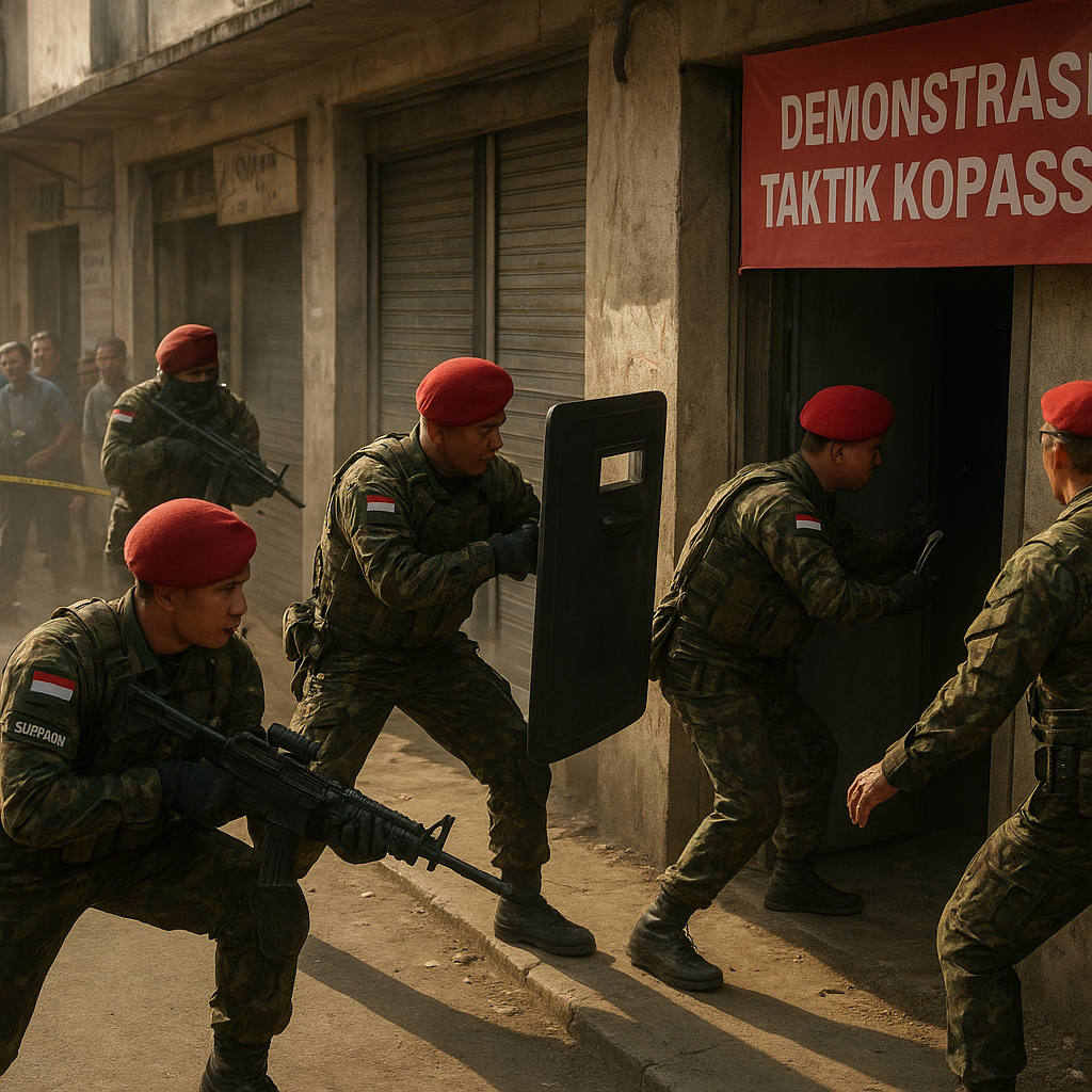 Bedah Taktik Penyerbuan Terstruktur: Analisis Gerakan Platoon Infantry dalam Urban Terrain oleh Kopassus