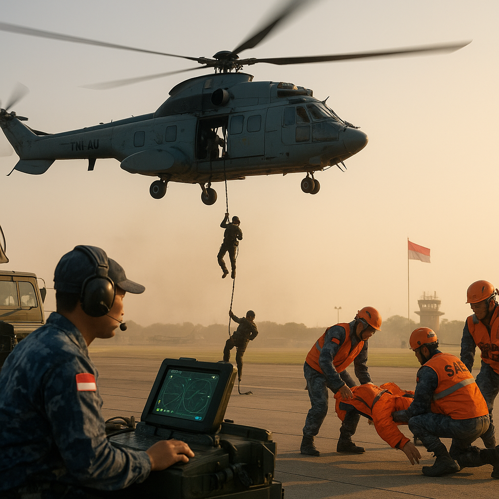 Latihan Sikatan Daya 2026 TNI AU Latih Operasi SAR dan Pertahanan Vertikal