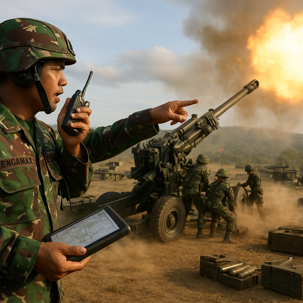 Pusat Pendidikan Artileri TNI AD Latih 'Fire Mission' dengan Prosedur Call for Fire Terstruktur