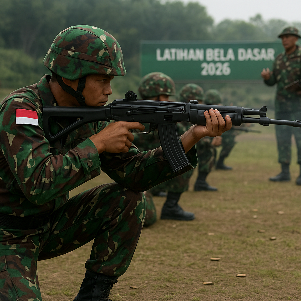 Latihan Bela Dasar TNI AD Ditekankan pada Gerakan Penembakan Individu