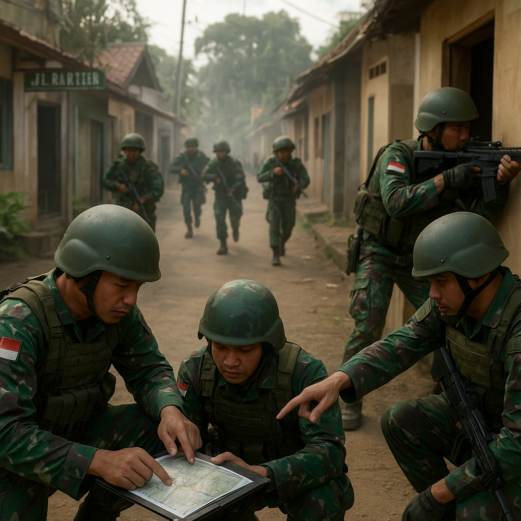 Analisis Taktik Urban Warfare dalam Latihan Yonif 312/Kala Hitam di Kota Mini Cibeber