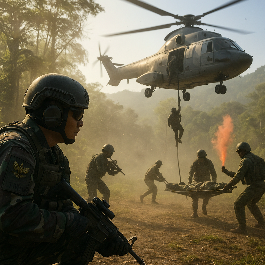 Bedah Prosedur Combat Search and Rescue (CSAR) TNI AU dalam Latihan Eagle Rescue