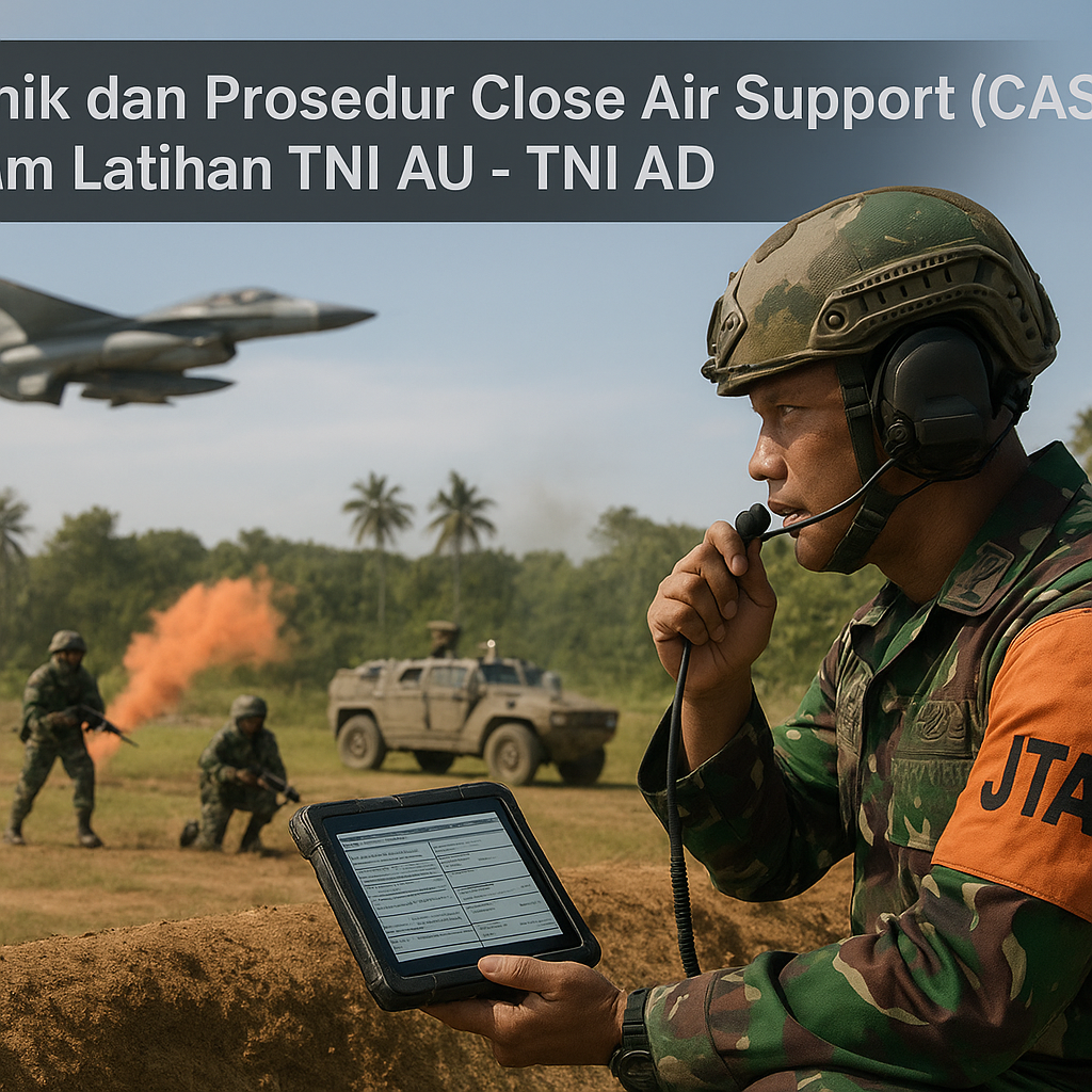 Teknik dan Prosedur Close Air Support (CAS) dalam Latihan TNI AU - TNI AD