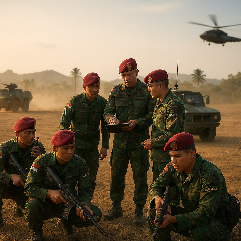 Analisis Bedah Taktik: Manuver Combined Arms Batalyon Infanteri 323/Raider dalam Latihan Tempur di Baturaja