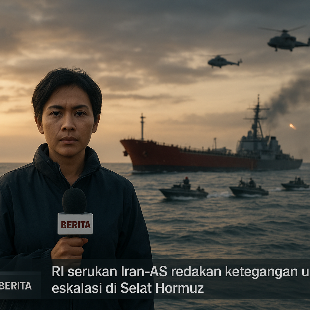 RI serukan Iran-AS redakan ketegangan usai eskalasi di Selat Hormuz
