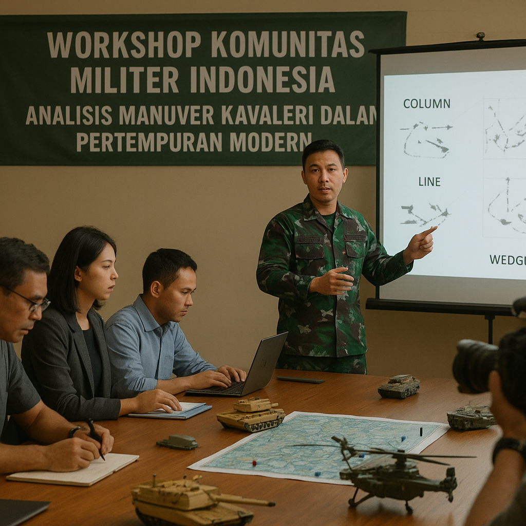 Workshop Komunitas Militer Indonesia: Analisis Manuver Kavaleri dalam Pertempuran Modern