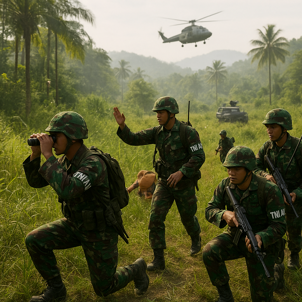 Latihan Taktik Counter-Insurgency oleh TNI AD di Aceh: Skema Search and Destroy