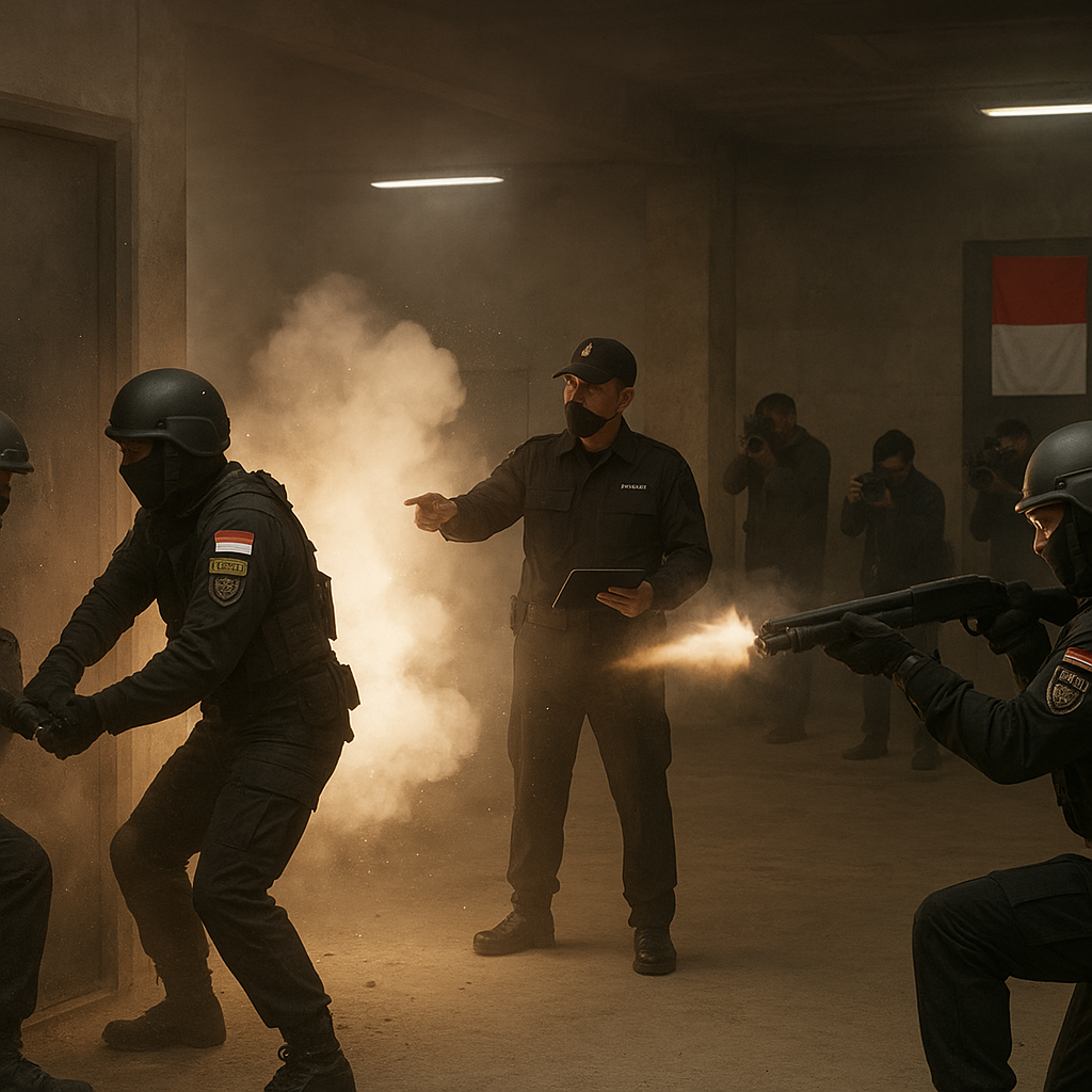 Bedah Prosedur Breaching dalam Latihan Counter-Terrorism Detasemen Gegana