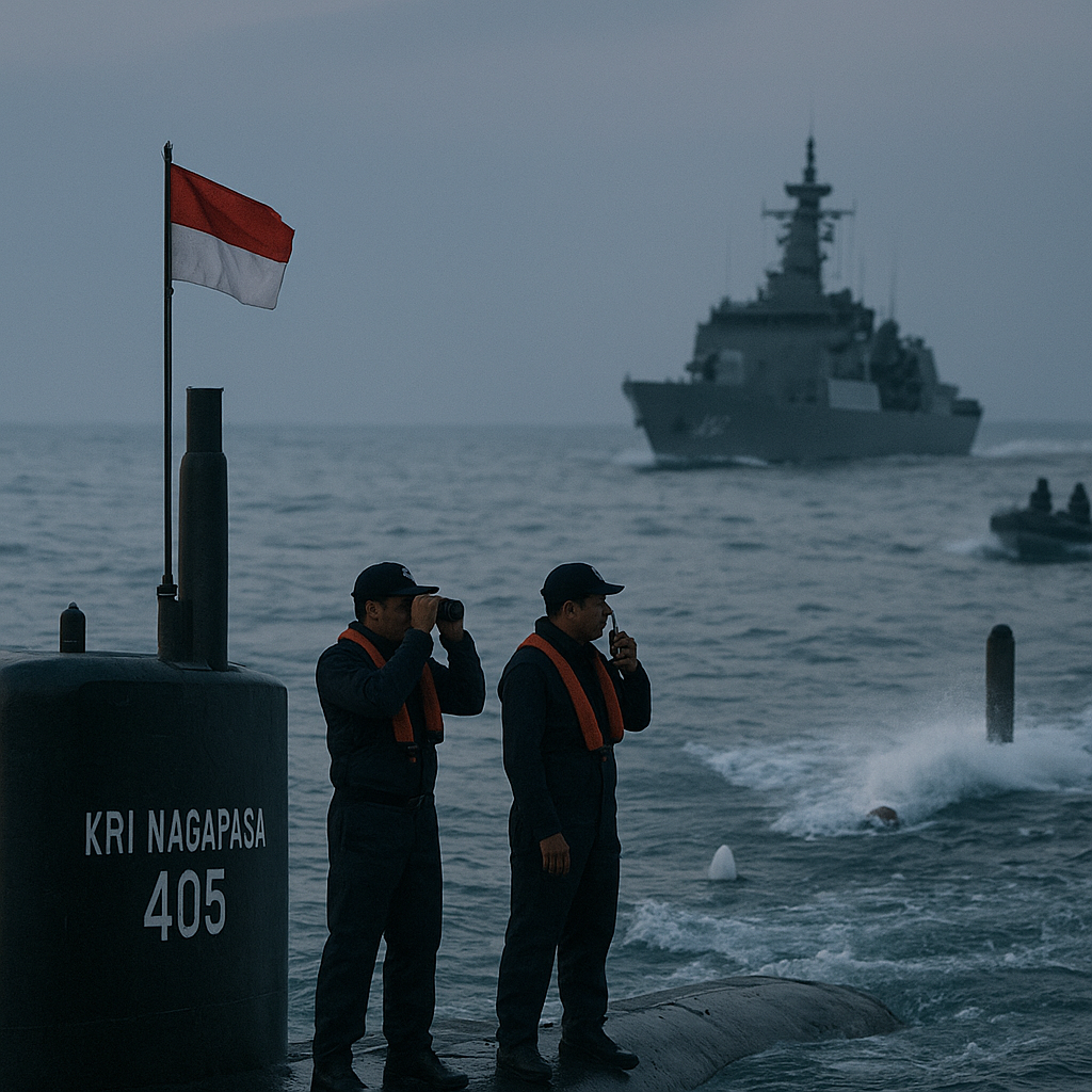 Penantikan Kapal Selam Nagapasa 405: Simulasi Serangan Torpedo dengan Taktik 'Lurking and Ambush' di Laut Jawa