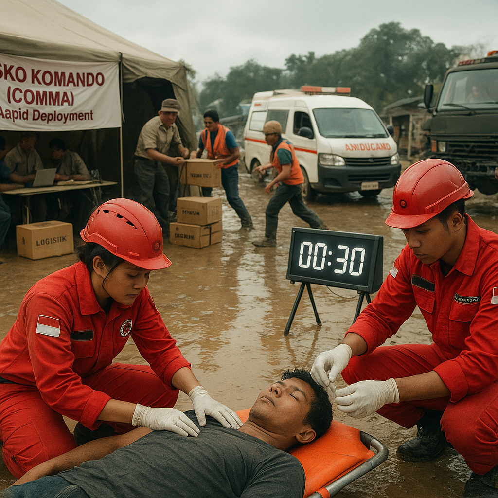 Bedah Doktrin: Implementasi Taktik Rapid Deployment dalam Respons Bencana Alam