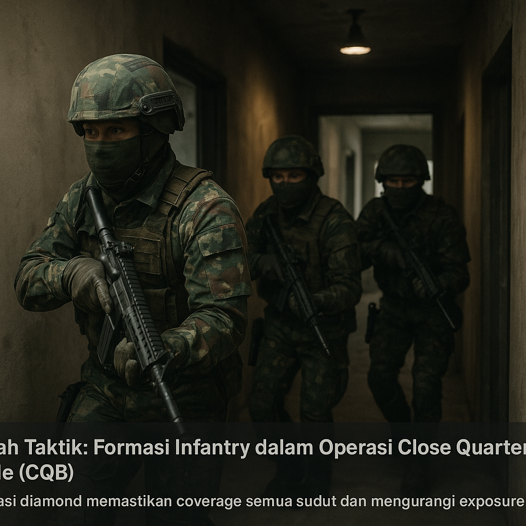 Bedah Taktik: Formasi Infantry dalam Operasi Close Quarters Battle (CQB)