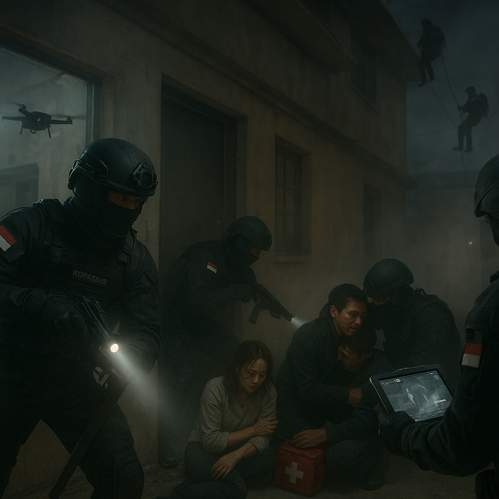 Bedah Taktik Operasi Pembebasan Hostage oleh Kopassus: Langkah Demi Langkah