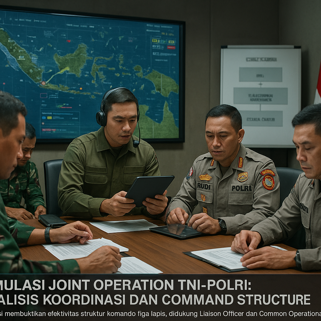 Simulasi Joint Operation TNI-Polri: Analisis Koordinasi dan Command Structure