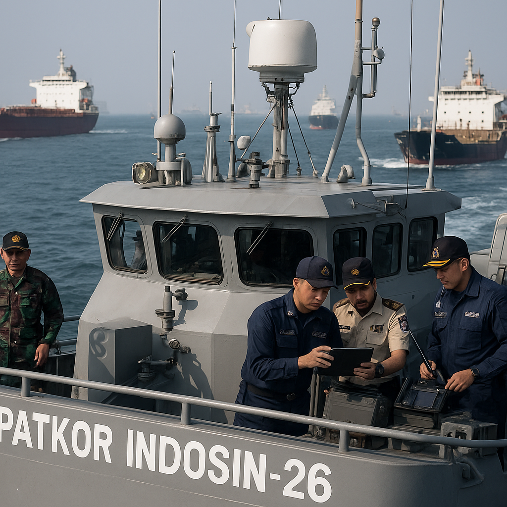 Patkor Indosin-26 Digeber: TNI AL Perkuat Sinergi di Jalur Laut Paling Sibuk Dunia