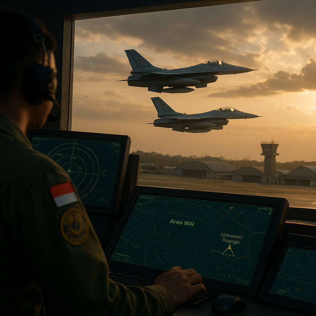 Melihat Simulasi Penangkapan Pesawat Asing oleh TNI AU