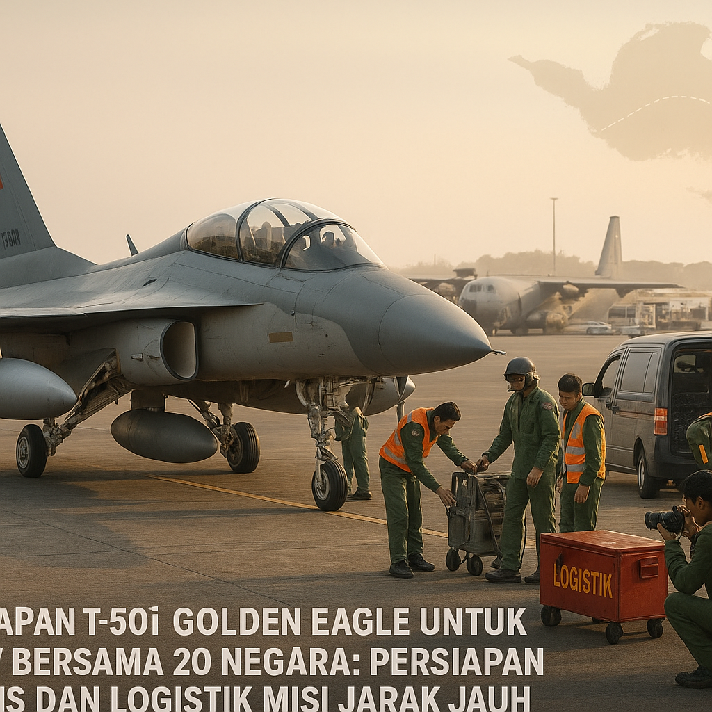Kesiapan T-50i Golden Eagle untuk 'War' Bersama 20 Negara: Persiapan Teknis dan Logistik Misi Jarak Jauh