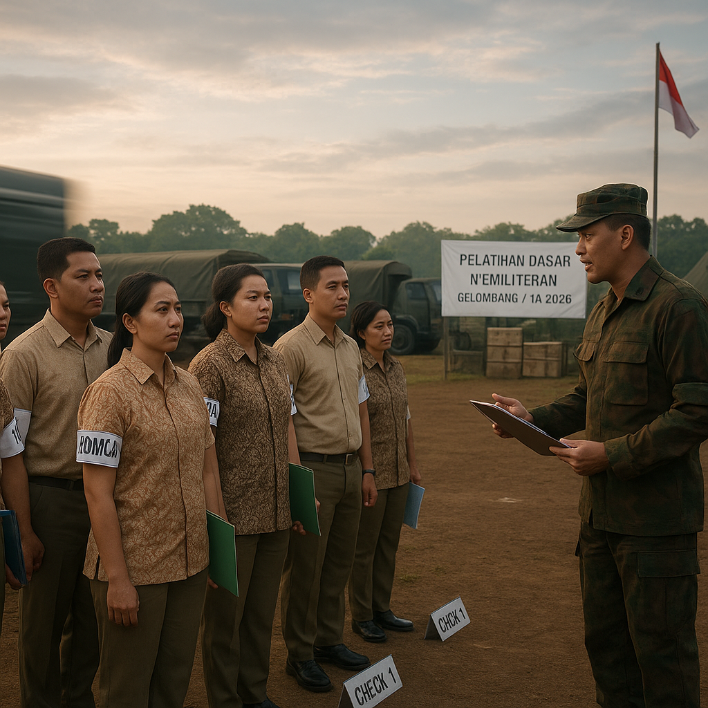 1773 ASN Siap Ikut Pelatihan Dasar Kemiliteran Jadi Komcad