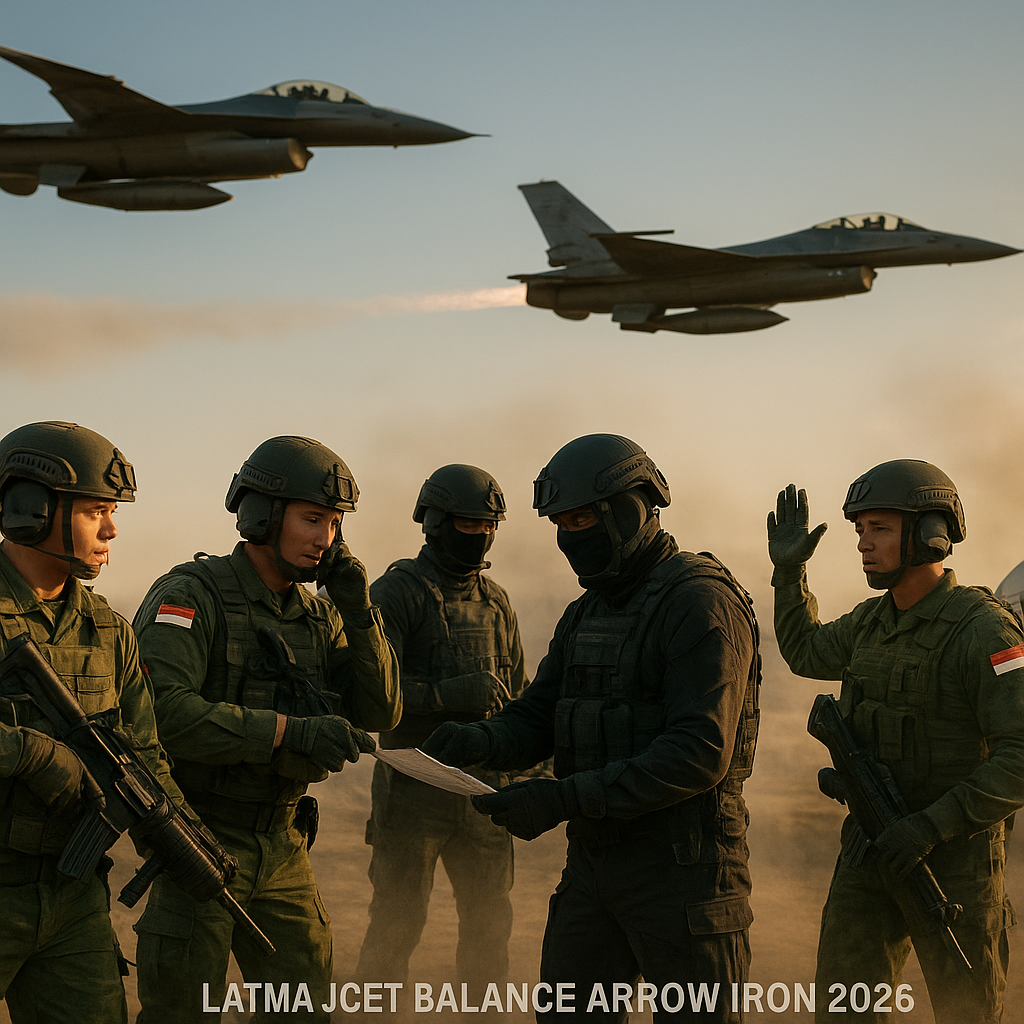 Korpasgat TNI AU dan SFOD-A 1234 Gelar Latma JCET Balance Arrow Iron 2026