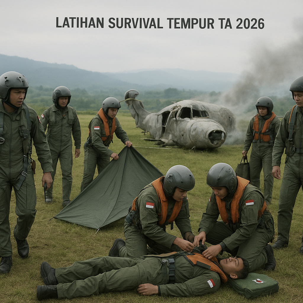 TNI AU Berupaya Pertajam Kemampuan Personel untuk Hadapi Situasi Darurat