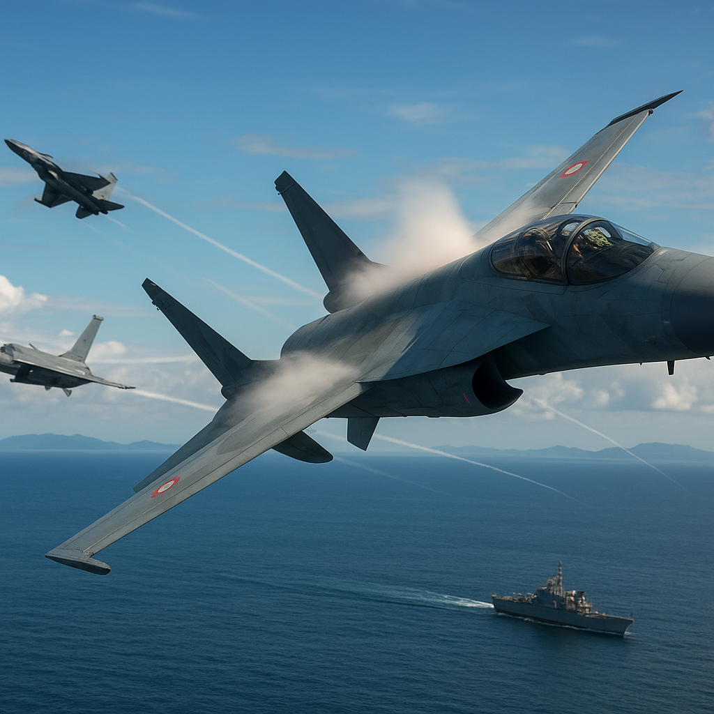 TNI AU Gelar Latihan Air Combat Maneuvering dengan Pesawat Tempur di Natuna