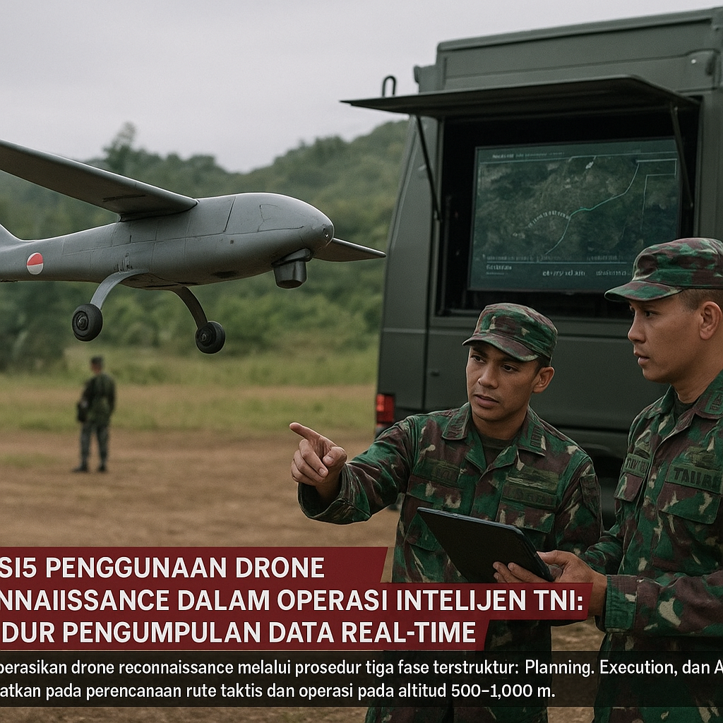 Analisis Penggunaan Drone Reconnaissance dalam Operasi Intelijen TNI: Prosedur Pengumpulan Data Real-time