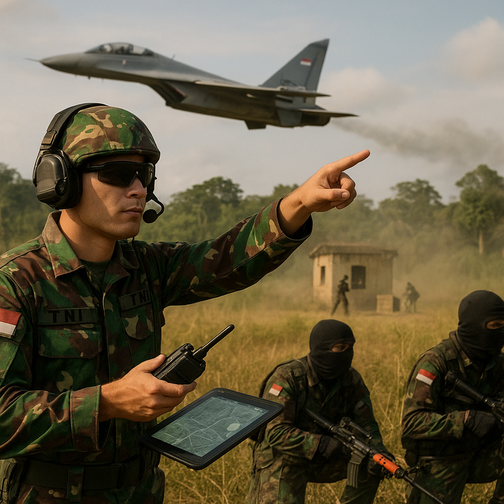 TNI AU Latihan Dukungan Udara Dekat (Close Air Support) dengan Pasukan Khusus