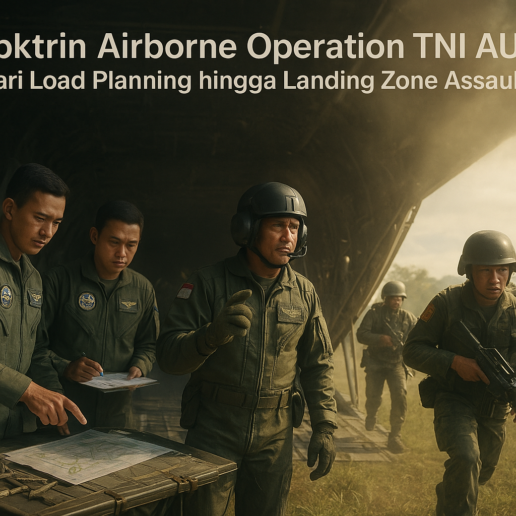 Doktrin Airborne Operation TNI AU: dari Load Planning hingga Landing Zone Assault