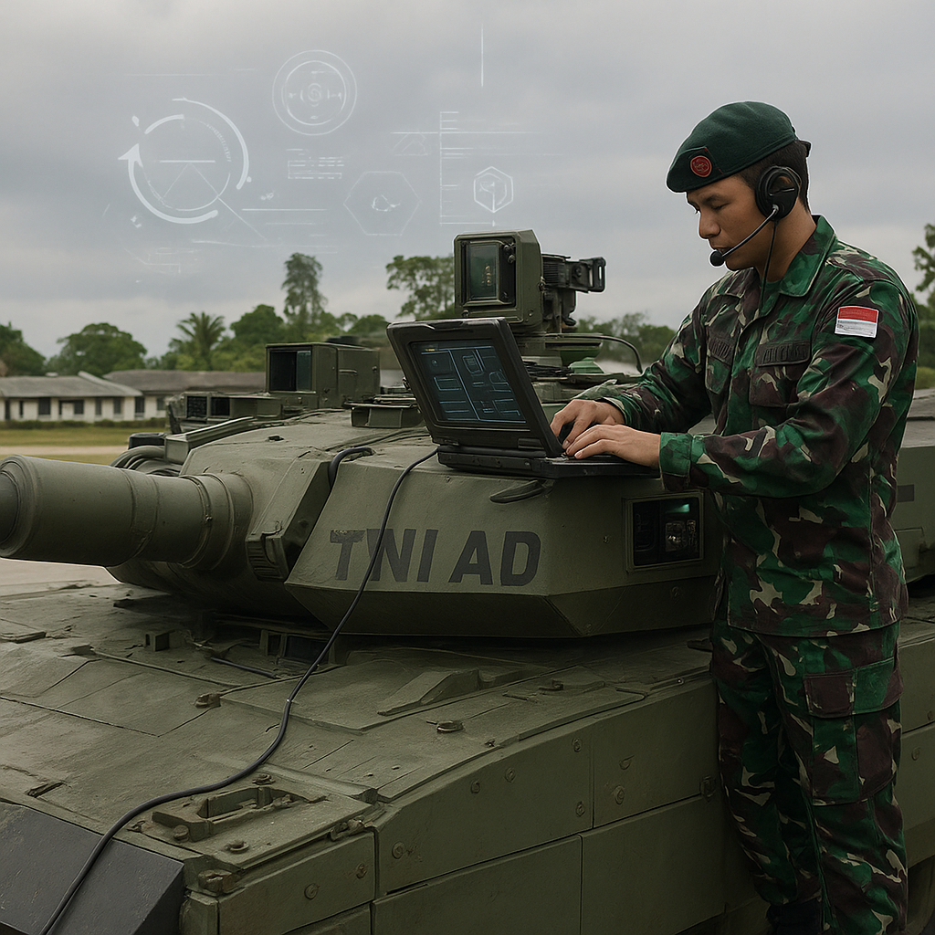 Review Teknis Sistem Kendali Tembak Merkava pada Tank Leopard 2RI TNI AD