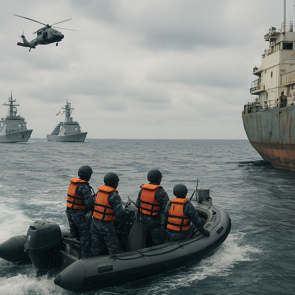 Bedah Skema Taktik Latihan Naval Blockade TNI AL: Prosedur Patroli, Intercept, dan Boarding