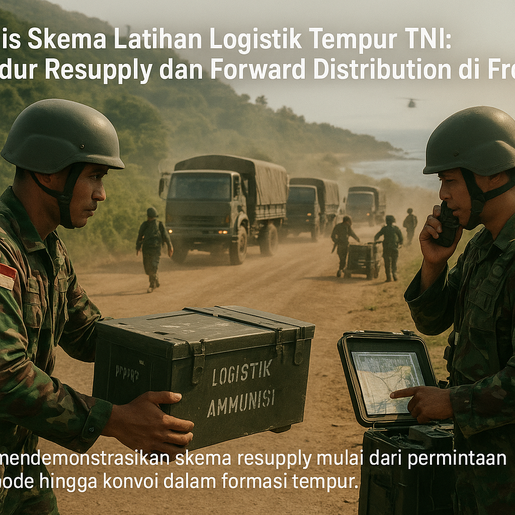 Analisis Skema Latihan Logistik Tempur TNI: Prosedur Resupply dan Forward Distribution di Frontline
