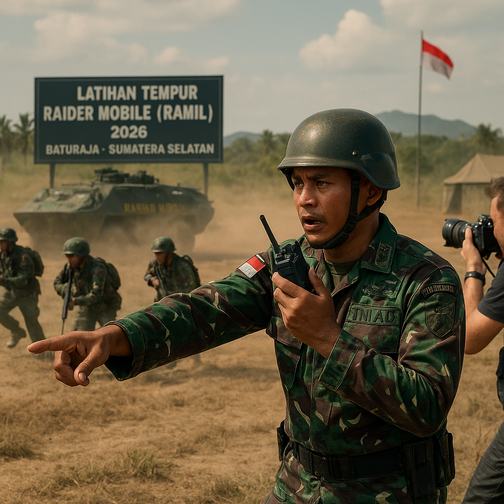 TNI AD Gelar Latihan Tempur Ramil 2026: Bedah Prosedur Manuver Echelon Pembentukan di Lapangan
