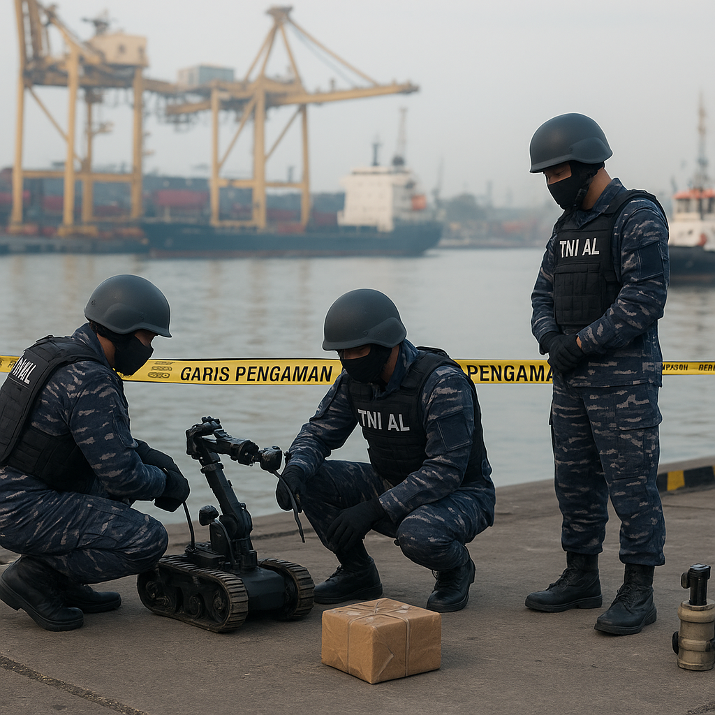 Bedah Taktik Tim EOD TNI AL dalam Penanganan Improvised Explosive Device (IED) di Area Pelabuhan