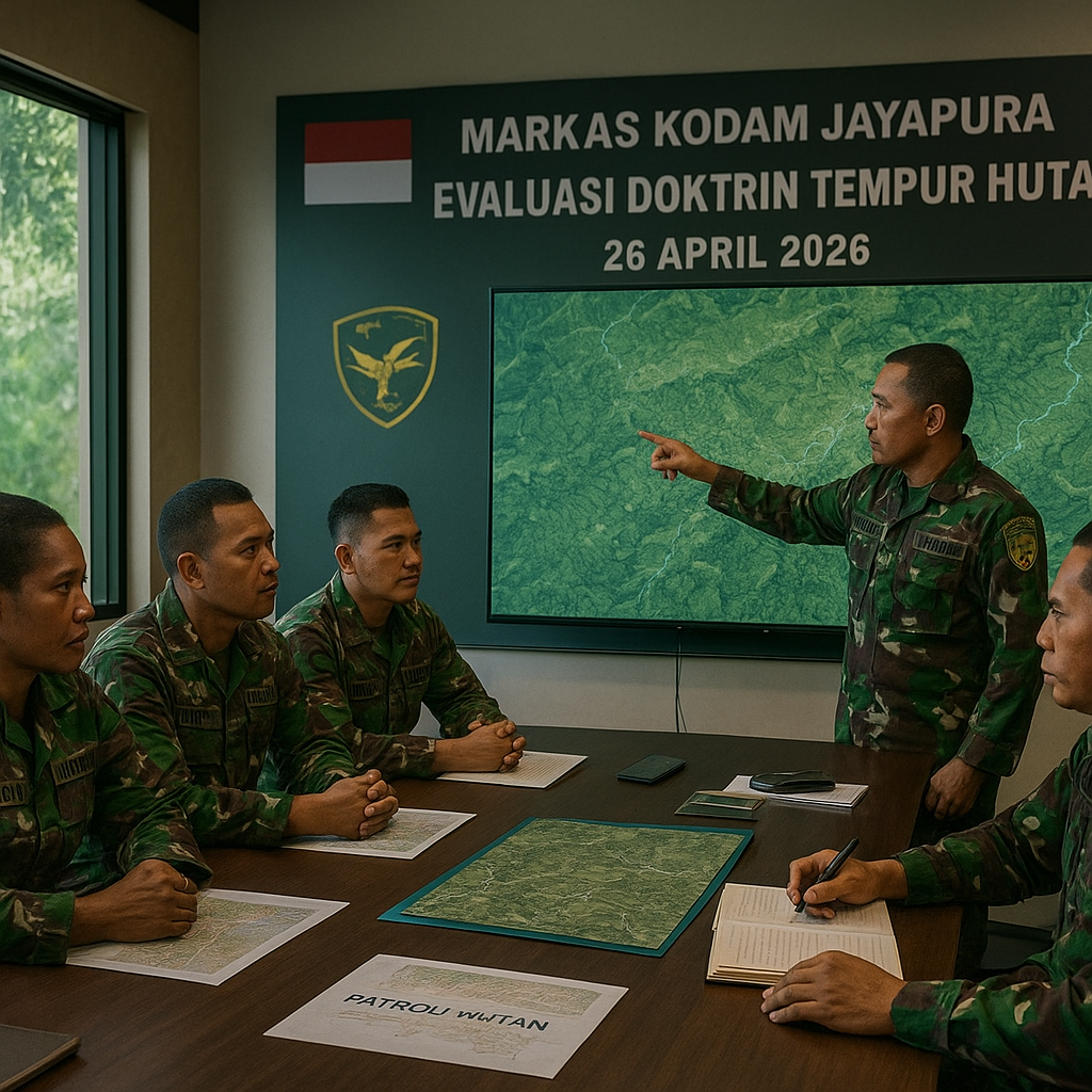 Evaluasi Doktrin Tempur Hutan Kodam XVII/Cenderawasih: Teknik Patroli dan Ambush dalam Konflik Asimetris