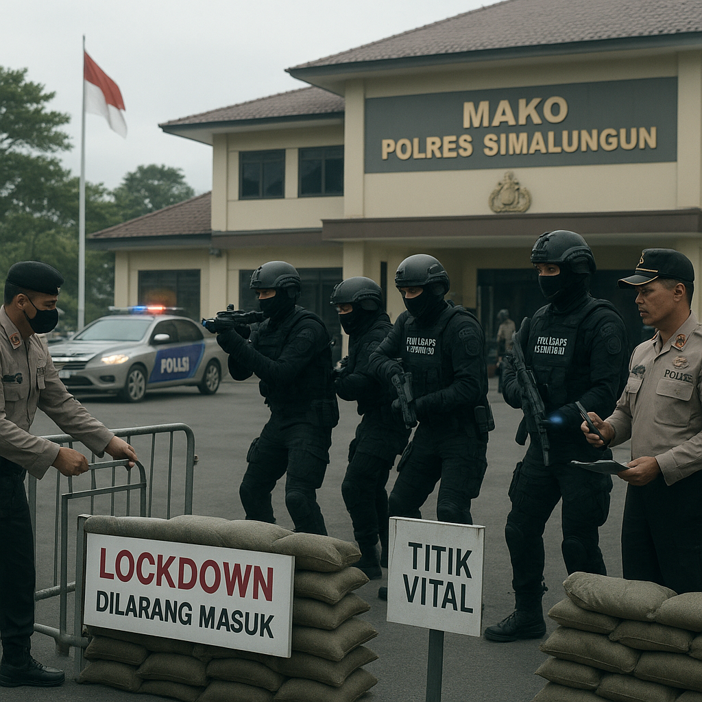 Sispam Mako Situasi Merah: Protap Pengamanan Markas dan Peran Tim Laser Jatanras sebagai Power On Hand