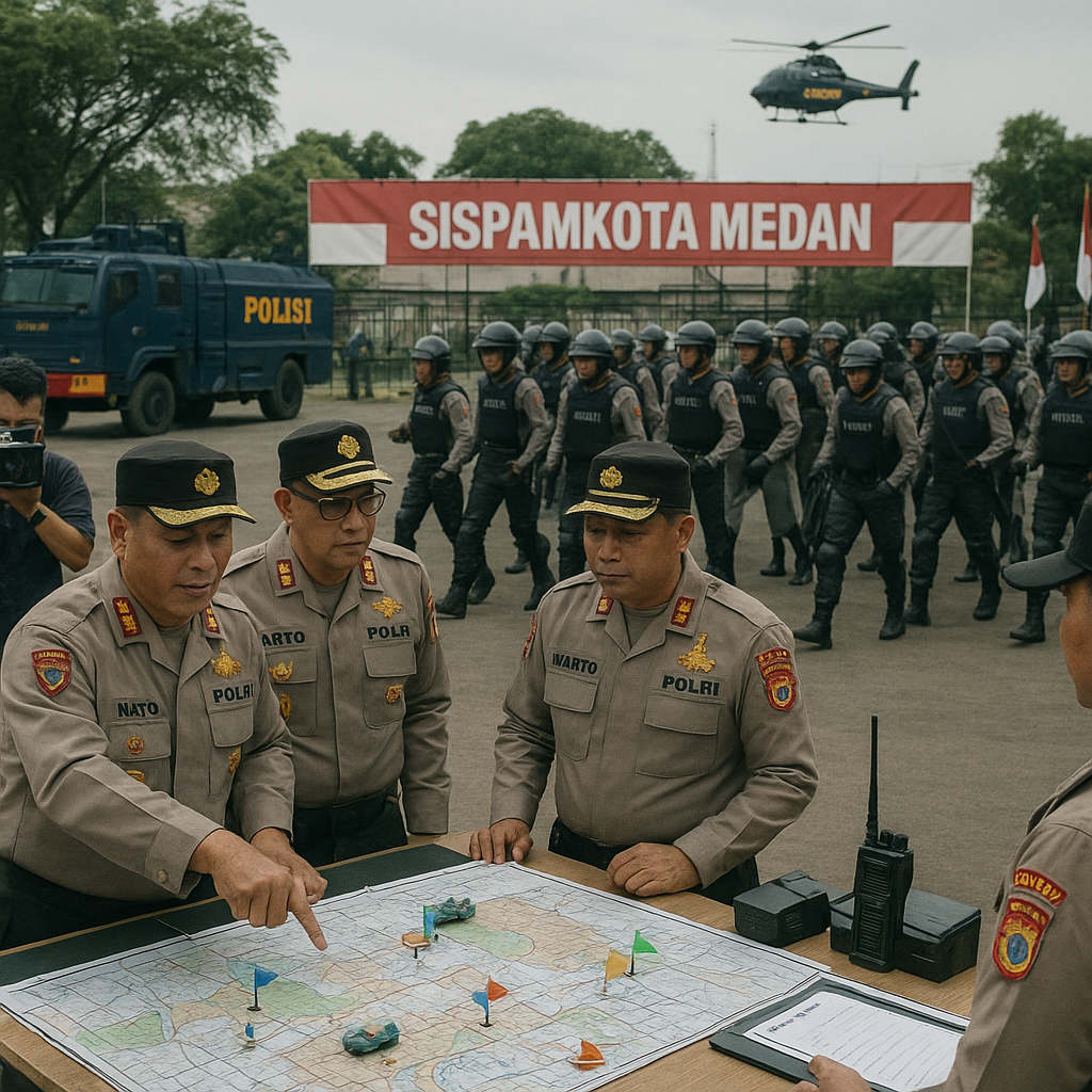 Sispamkota Medan Digelar Komprehensif, Tunjukkan Kesiapan Polri Hadapi Berbagai Skenario Gangguan