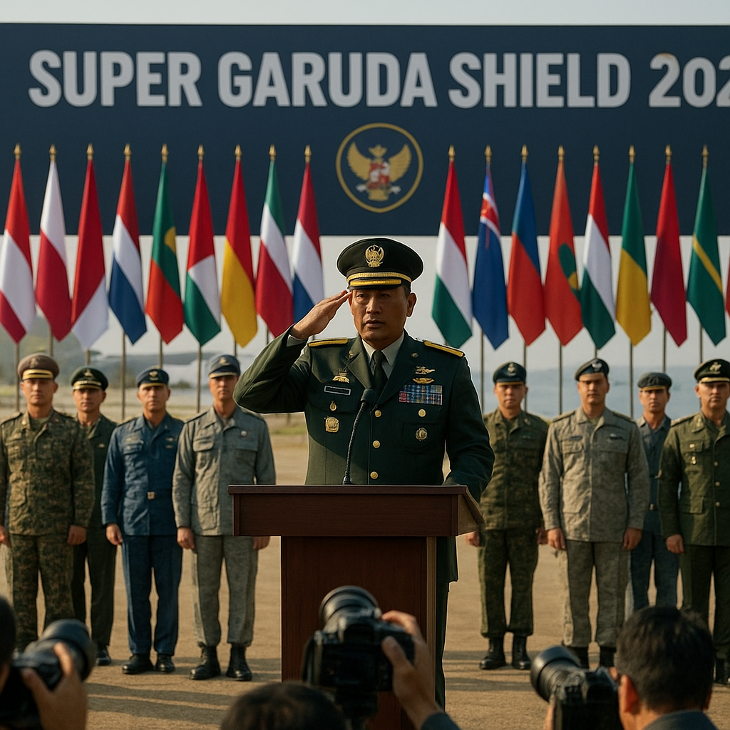 Panglima TNI Buka Super Garuda Shield 2026, 21 Negara Ikut serta