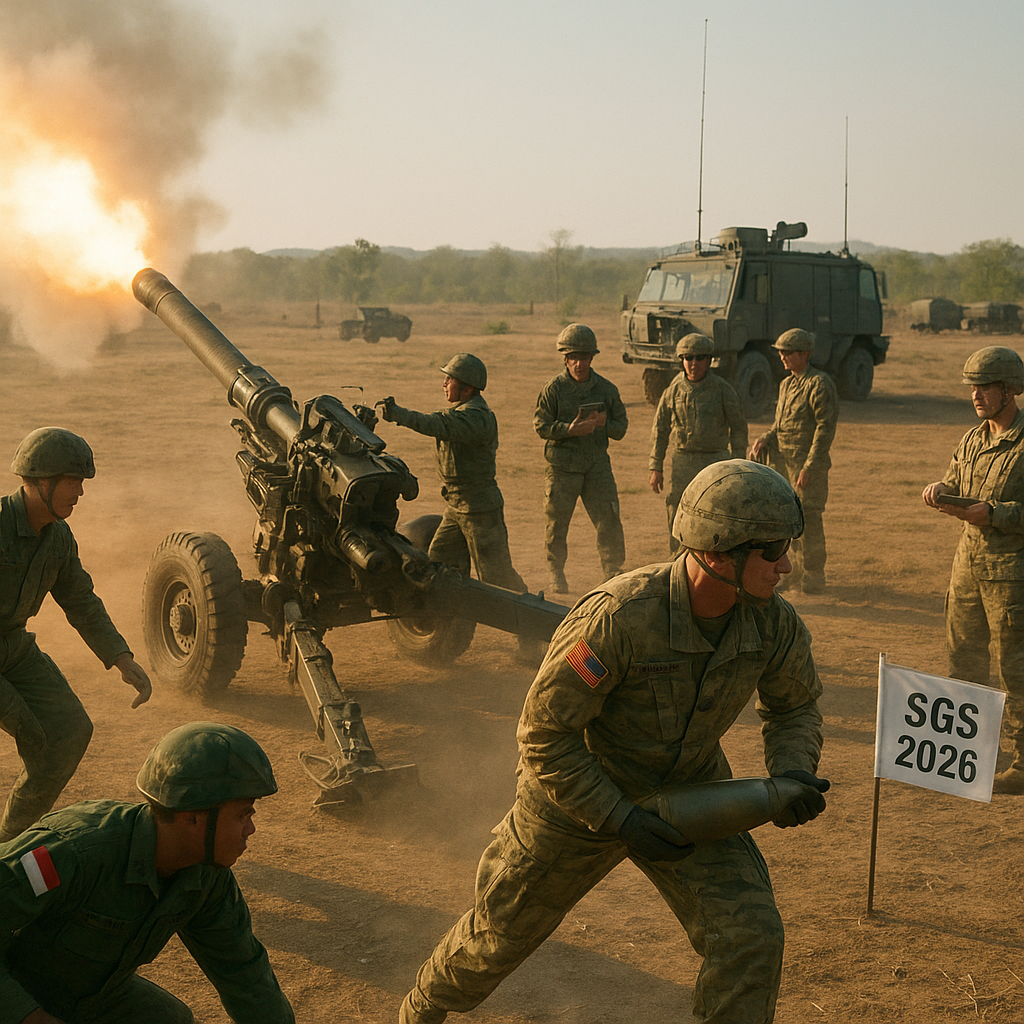 Latihan Artileri Medan TNI AD dan US Army di Baturaja SGS 2026