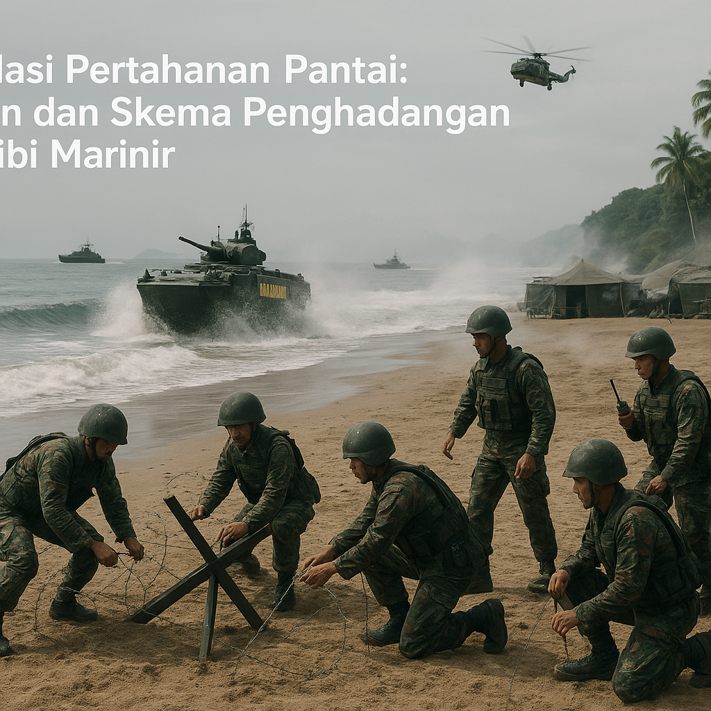 Simulasi Pertahanan Pantai: Doktrin dan Skema Penghadangan Amphibi Marinir