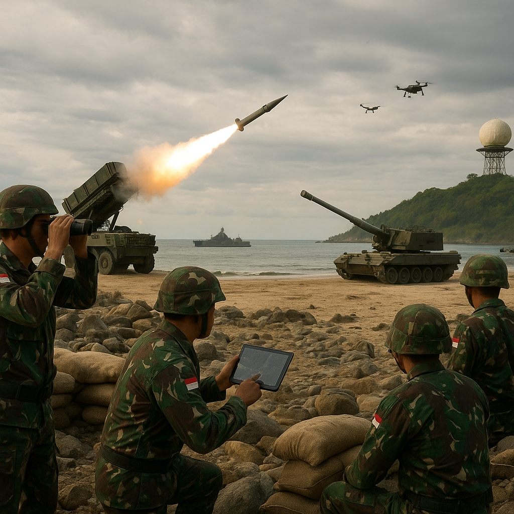 Doktrin Anti-Access/Area Denial (A2/AD) dalam Simulasi Pertahanan Pantai Nunukan