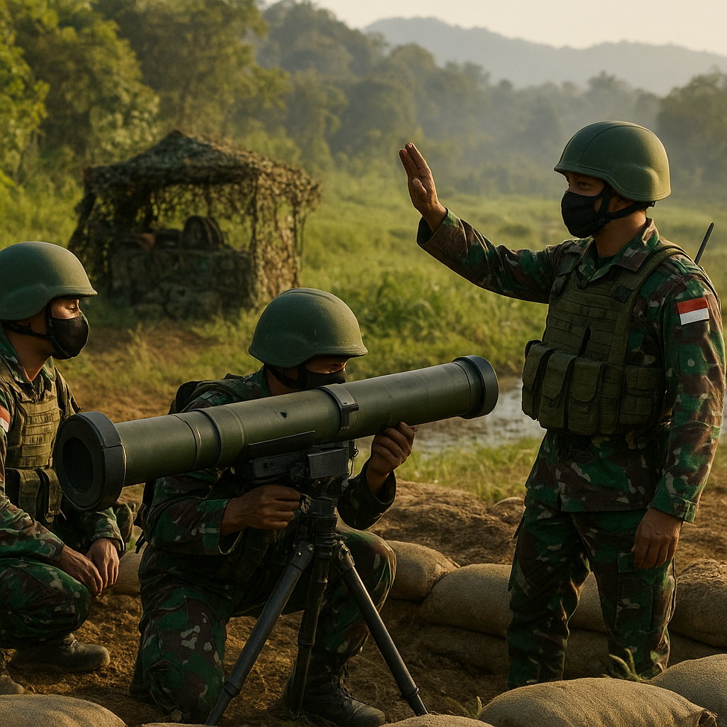 Latihan Anti-Tank: TNI AD Latih Tim Javelin dengan Skema Pertahanan Statis di Daerah Rawan