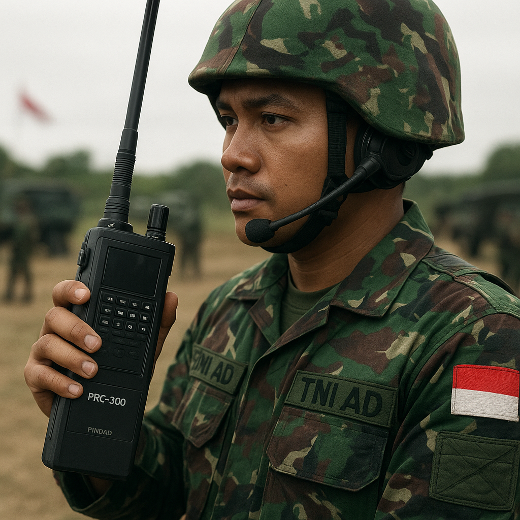 Peralatan Baru TNI AD: Sistem Komunikasi Taktis PRC-300 dengan Enkripsi Quantum