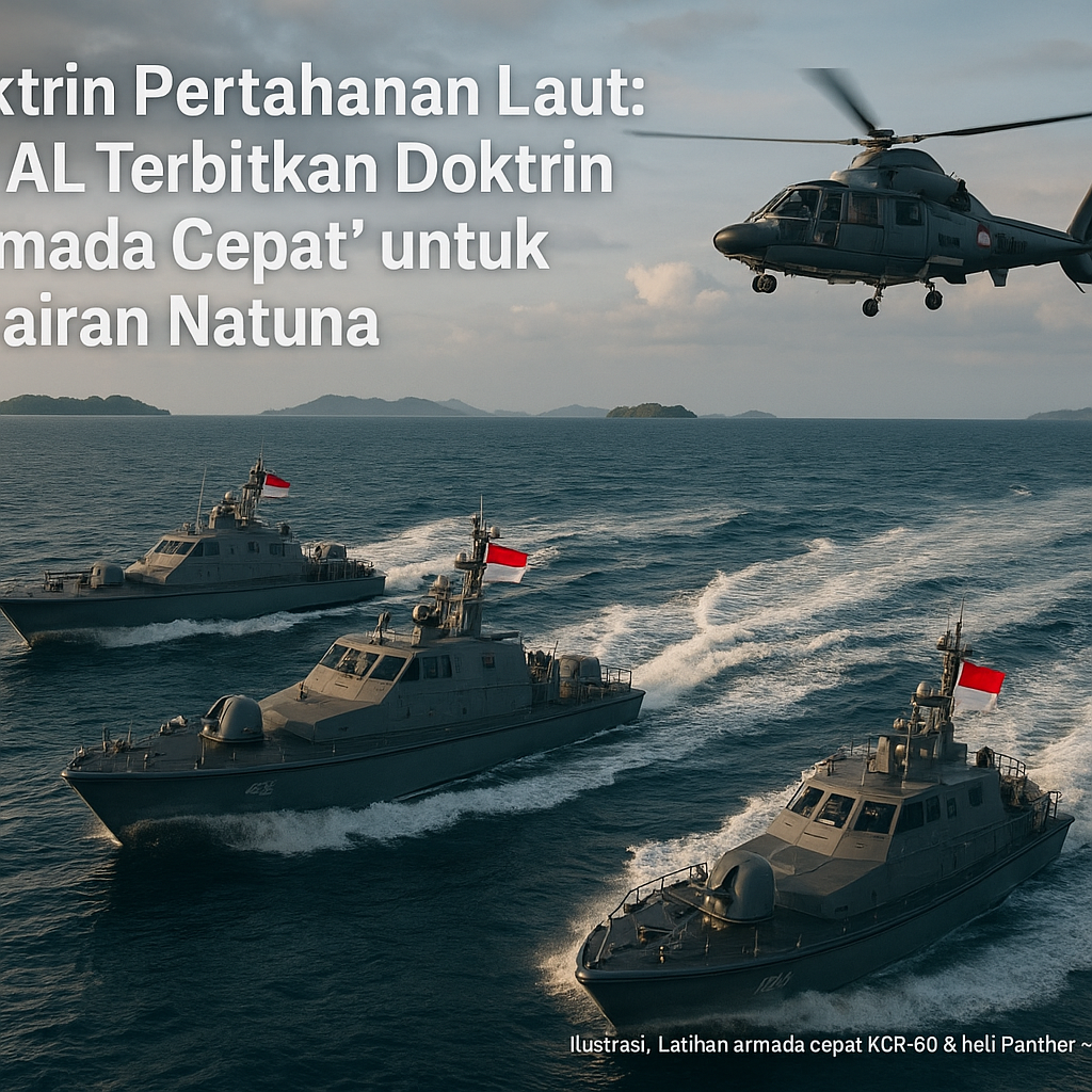 Doktrin Pertahanan Laut: TNI AL Terbitkan Doktrin 'Armada Cepat' untuk Perairan Natuna