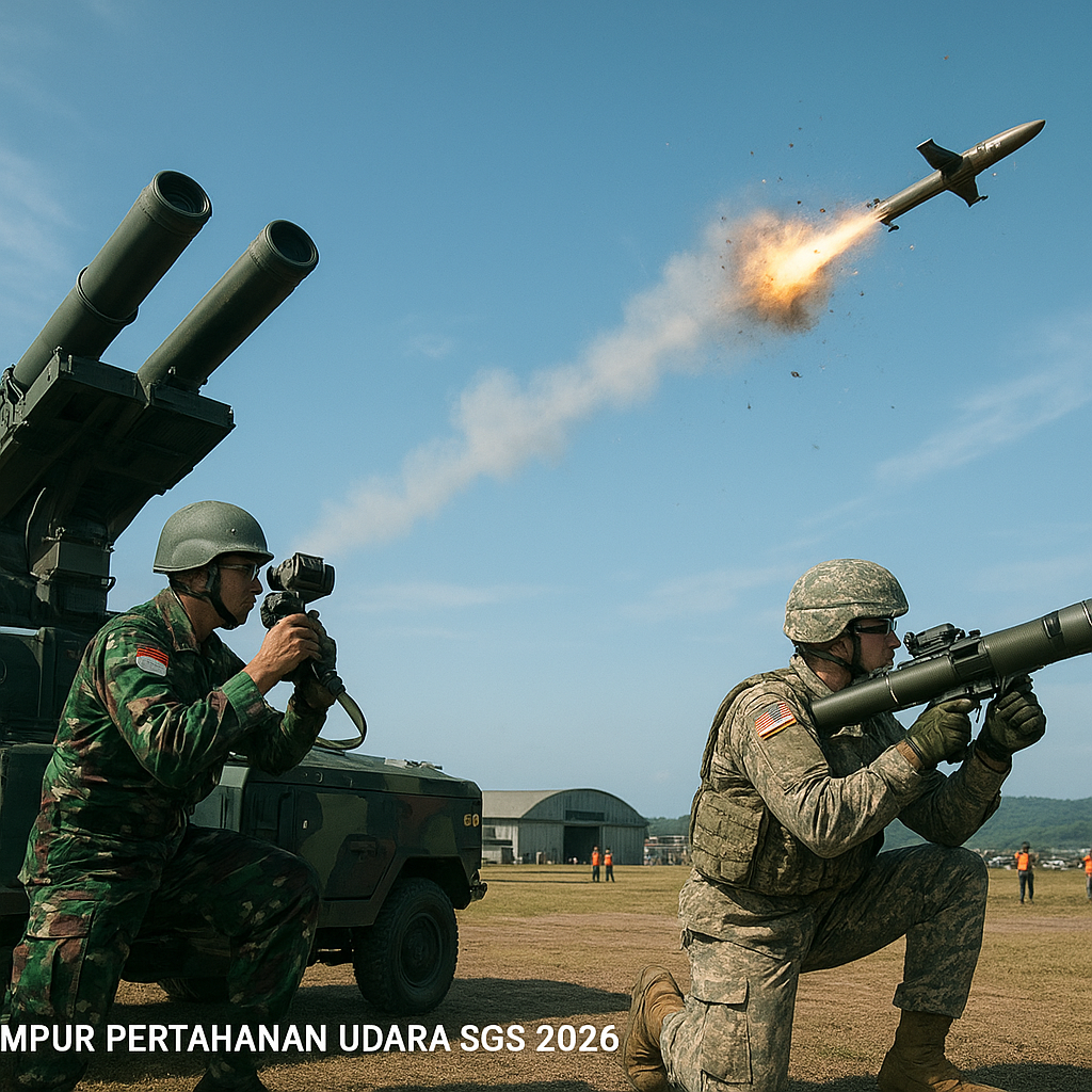 Uji Tempur Pertahanan Udara SGS 2026: Mistral Atlas dan Stinger Hancurkan Pesawat Target