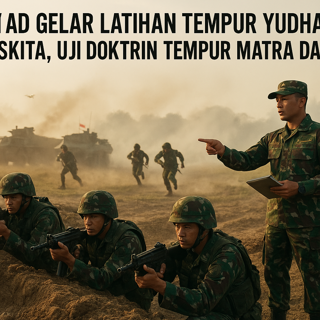 TNI AD Gelar Latihan Tempur Yudha Waskita, Uji Doktrin Tempur Matra Darat