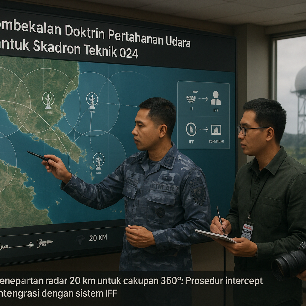Pembekalan Doktrin Pertahanan Udara untuk Skadron Teknik 024