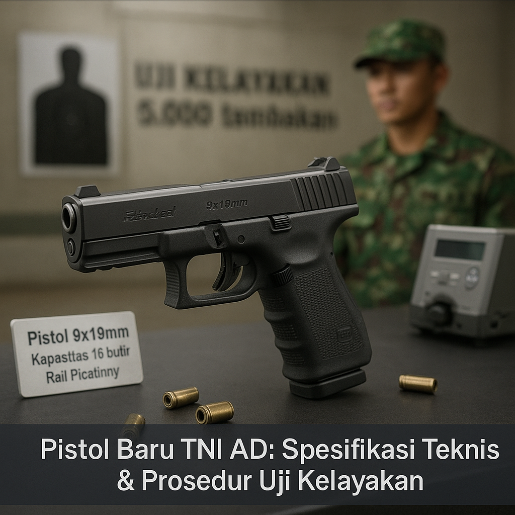 Pistol Baru TNI AD: Spesifikasi Teknis dan Prosedur Uji Kelayakan